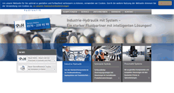 Desktop Screenshot of ph-hydraulik.com